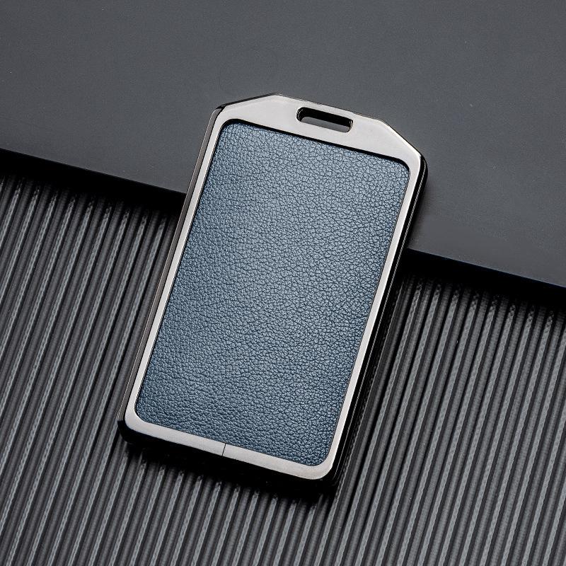 Signal Unobstructed, Suitable for Xiaopeng P7 G9 G3 P5 Metal All-inclusive Double-sided Leather Car Key Protective Case