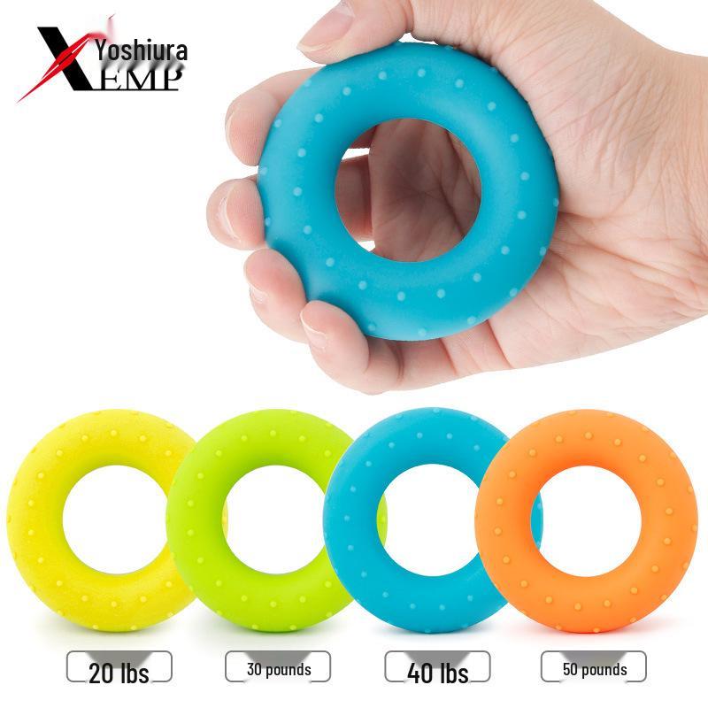 Frete grátis: Hand Gripper de Silicone A1P60 para Treino de Pegada, Força e Reabilitação 10A.
