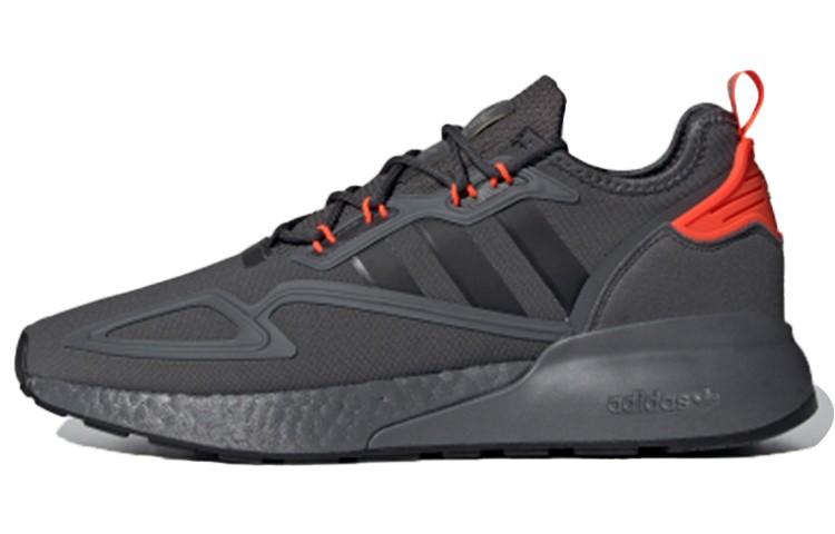 

adidas ZX 2K Boost Gray Solar Red 2021 - H06576 EU 45 серый