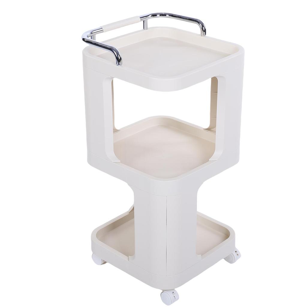 Rolling Utility Cart with Handle Multi Functional Storage Trolley for   Living Room Movable Storage   with Wheels