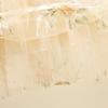 Women Spring Fall High Waist All Match Embroidery Flower Mesh A Line Skirt
