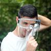 Wiederverwendbare Gesichtsschutzmaske Vollgesichts-Schutzmaske Klare Spritzschutz-Gesichtsmaske Anti-Beschlag Schutzbrille zum Kochen, Schleifen, Schneiden