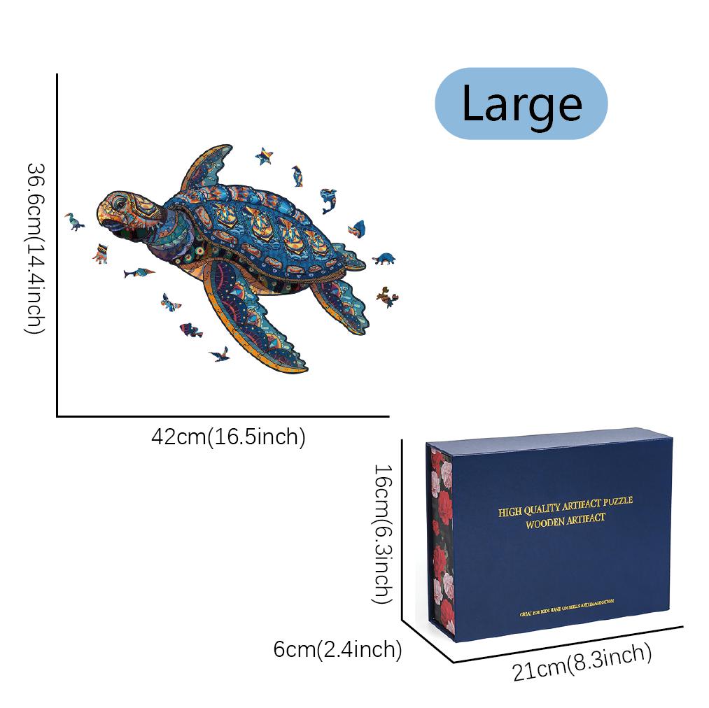 Wooden Puzzles for Adults, 100/200/300 Pieces Uniquely Irregular Animal Shaped Wooden Puzzles, High-difficulty Puzzle