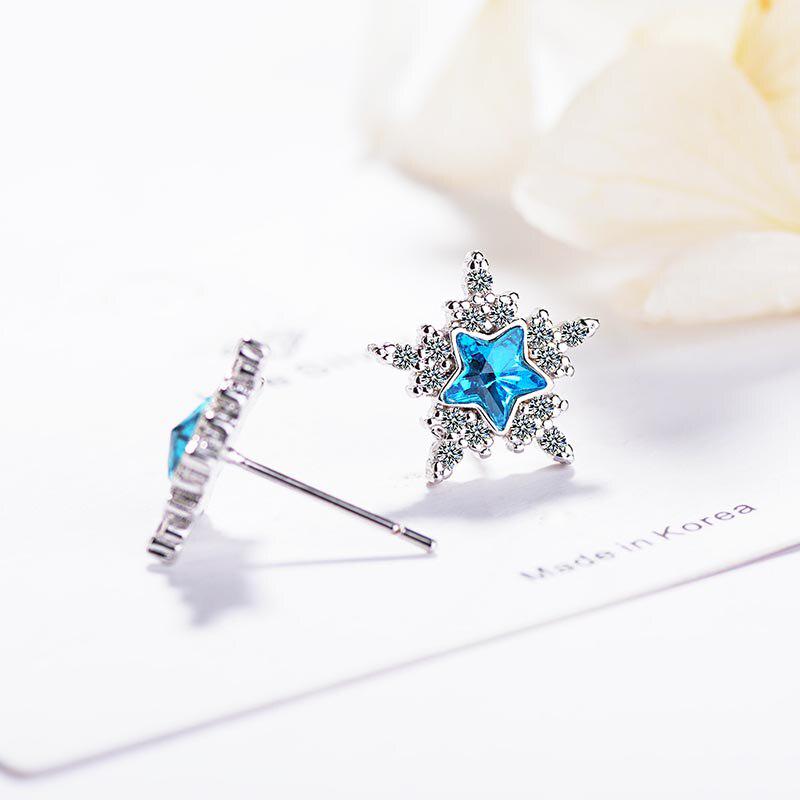 Lindon Fashion Jewelry Earring Five-pointed Women Stud Earrings Wedding Party Gifts