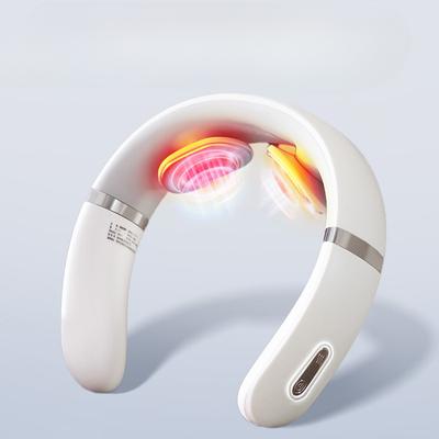 Massagegerät für die Halswirbelsäule, Nackenstützgerät für den Haushalt, EMS-Physiotherapiegerät mit Vibrationsheizung, Nackenmassagegerät