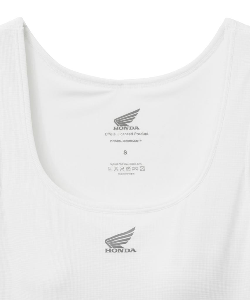 PHYPS MOTORCYCLE Womens Air Layer System Bra Sleeveless White