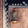Vintage Brass Bell Carved Dragon Totem Exquisite Crafts Collectibles Hanging Ornament Chinese Feng Shui Desktop Decoration