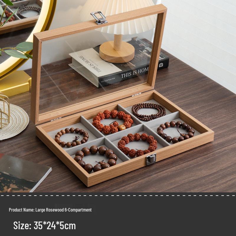New Dustproof Jewelry Box with Lid for Bracelets & Jade Jewelry