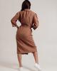 Summer Dress Sandrom 4466 42 L Camel Linen