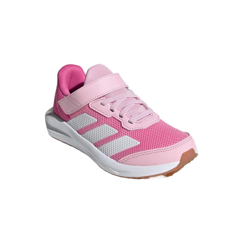 Adidas Faito Fabric EL Comfortable Fashion Versatile Low-Top Kids Casual Shoes Kids Casual Shoes Blessing-Pink White Clear-Pink JQ9516