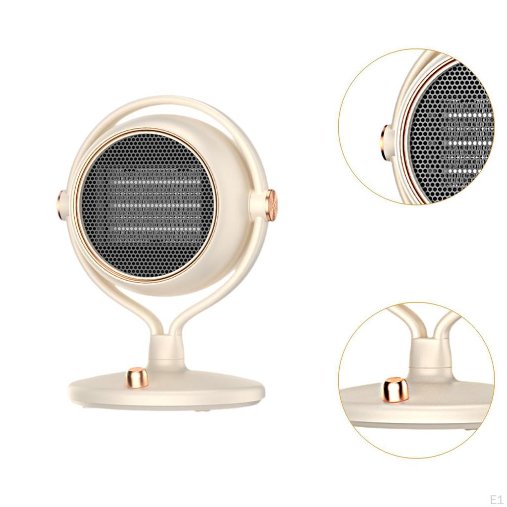 Electric Space Heater Compact Indoor for Living Room Home Office Desk Desktop