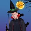 Velvet Halloween Witch Wizard Hat Gilding Devil Cap Punk Halloween Hat  Adults
