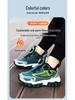 Waterproof Leather Boys' Sports Shoes with Rotating Button, Cotton and Velvet Lining, for Teens and Big Kids