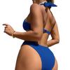 New Solid Color Multi-Color Sexy Quality Bikini Bikini European And American Straps Split Set