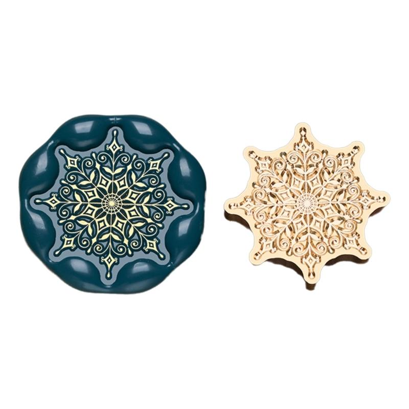 Christmas Seal Stamp Head Replacement, Embossed Seal Stamp Head for Seal Envelope, Invitations Scrapbooking Decoration