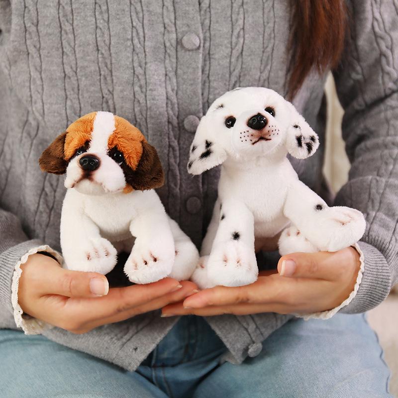 St. Bernard & Beagle Plush Toy Set