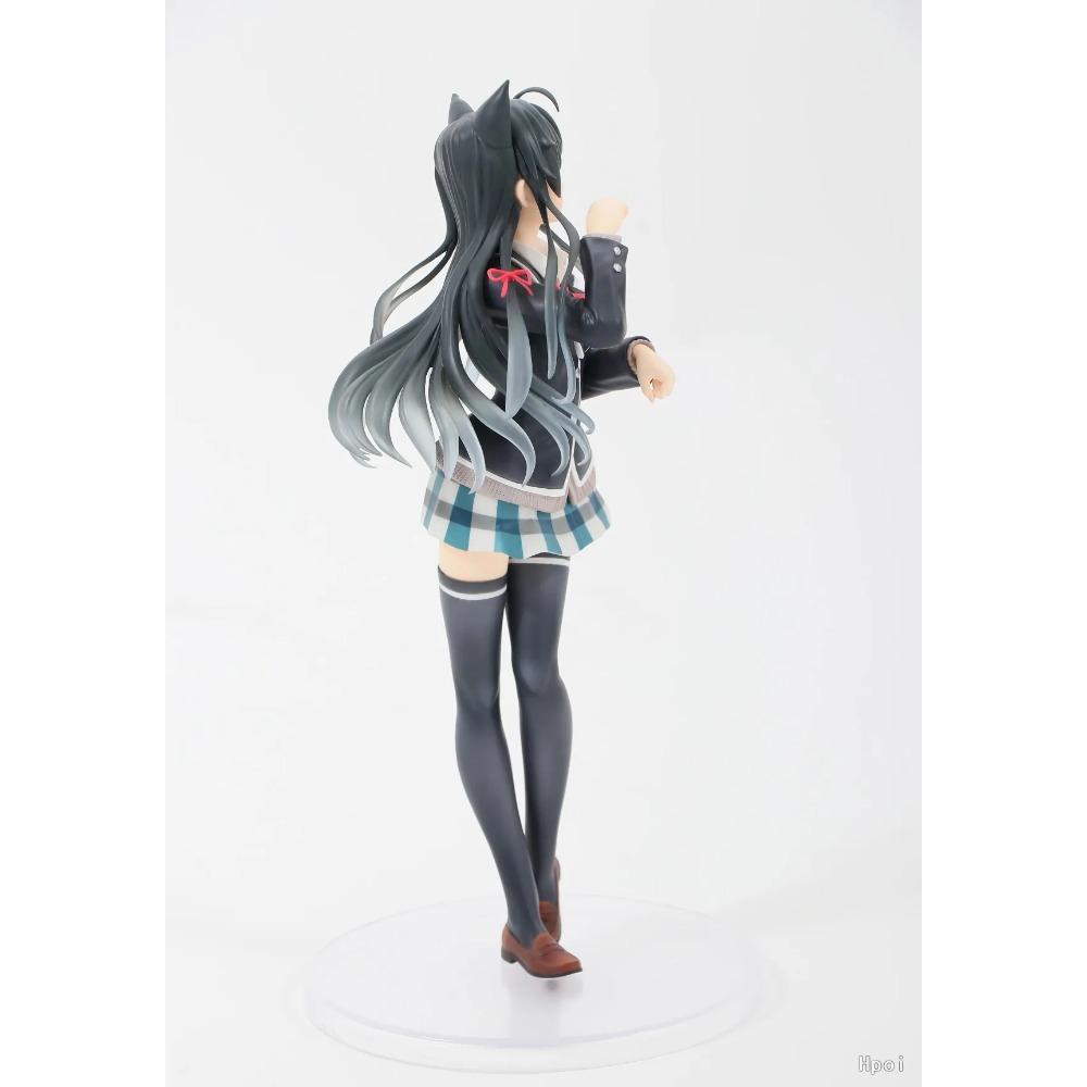 20CM Anime Yukinoshita Yukino Figure Yahari Ore no Seishun Love Comedy wa MachigatteiruZoku Nekomimi Seifuku Ver Model Toy