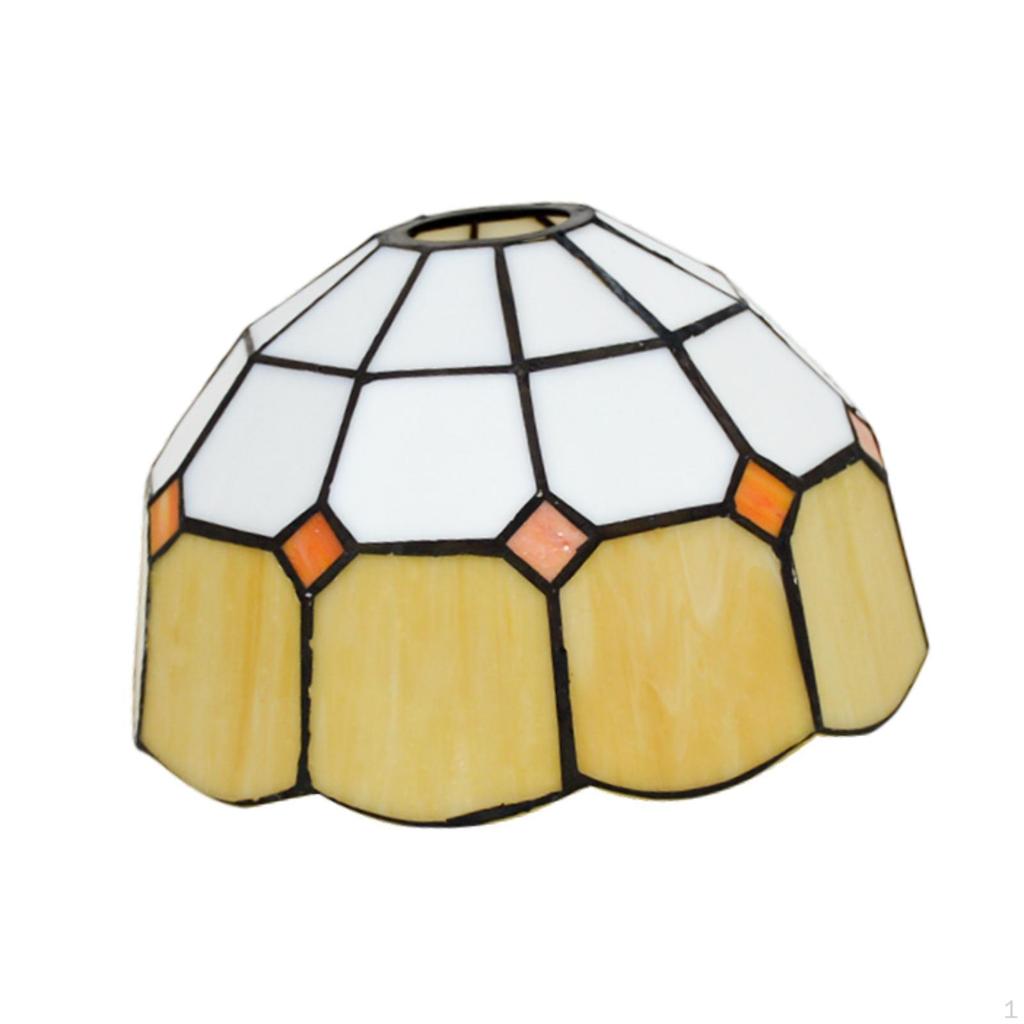 Bunt Glass Lamp Shadow Wall Shadows Easy to Install