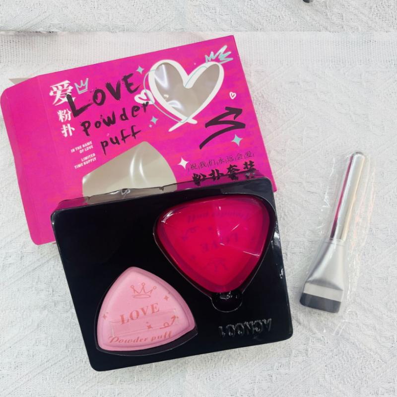 Multi-Use Makeup Ultra-Thin Brush Foundation Brush Triangle Powder Soft Puff Flat Head Beauty Tool Perfect For Face Contouring