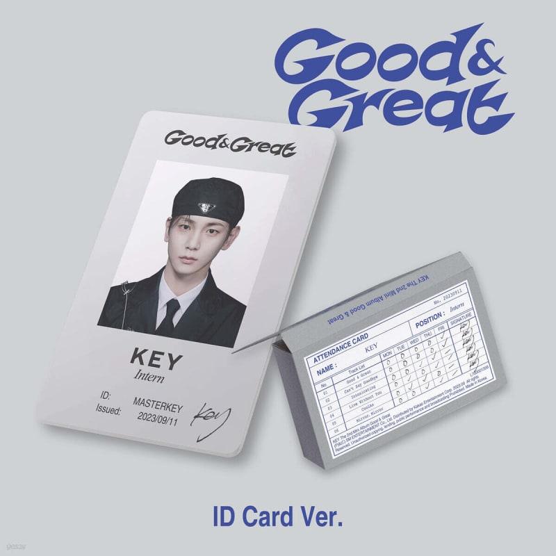 

KEY - 2nd Mini Album: Good & Great [ID Card Ver.] (Smart Album)