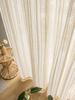 1pc Linen Blackout Mori Style Simple Solid Color Beige Sheer Curtain for Home Living Room House Decor Breathable Moaquito proof