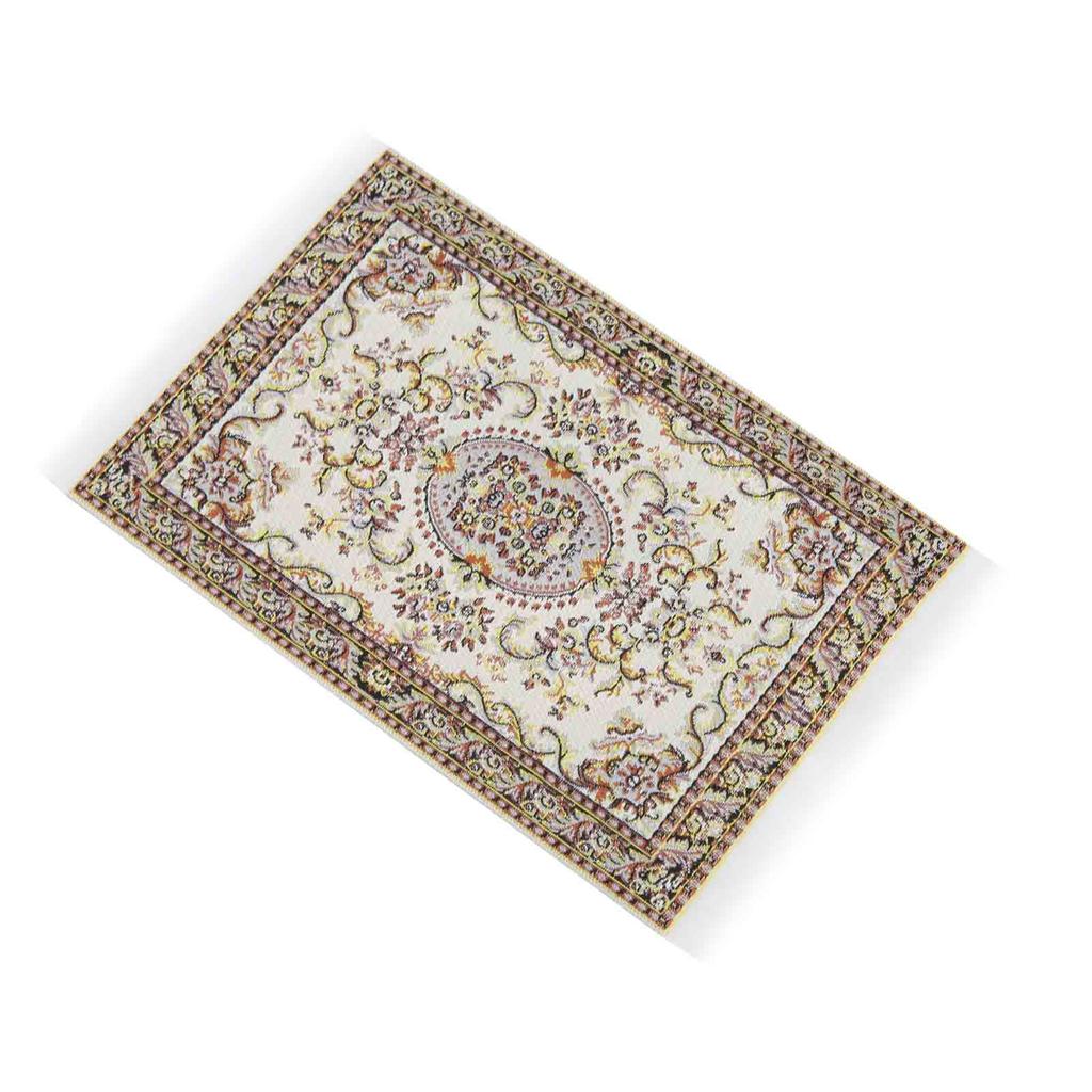1:12 Bebek Evi Minyatür Halı Zarif Şık Kilim Bebek Evi Oturma Odası Dekorasyonu#3