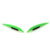 6x Green Universal Motorcycle Scooter Side Wings Winglet Spoiler Wind Deflector