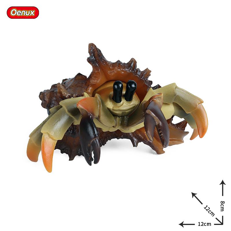 Oenux Ocean Animals Simulation Hermit Crab Nautiloidea Octopus Sea Life Model Figurines Action Figures Collection Kids Toy Gift