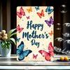 Metal Poster Butterfly Wall Art, Living Room Decor, Mother Day Gift