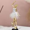 Elegante Harzskulptur einer Balletttänzerin Ballerinen-Figur Tanzendes Mädchen Statue Ornament zur Verschönerung jedes Raumes