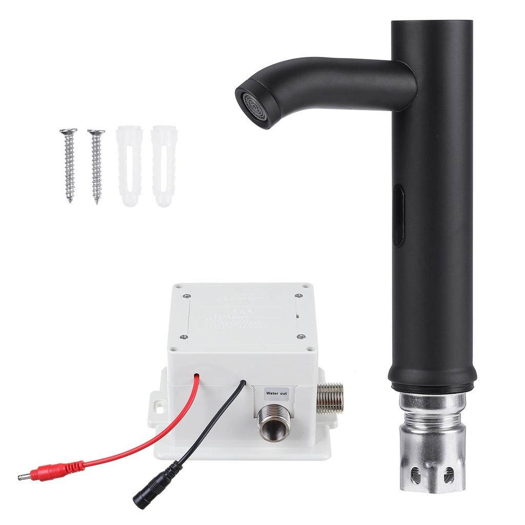 DC6V Sink Faucets Automatic Infrared Sensor Faucet Water Tap Deck Mount Smart Touch Hands Free Inductive Water Tap Kitchen