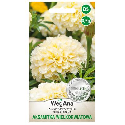Goudsbloem Tagetes Kilimanjaro Witte zaden 0,5g Tagetes-zaden -