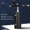 900 mAh 10/20/40ml Black Multi-Purpose Cordless Airbrush Set Spray Pump Gen Pen Air Compressor Kit Portable Air Brush Set Art Painting Spray Mini