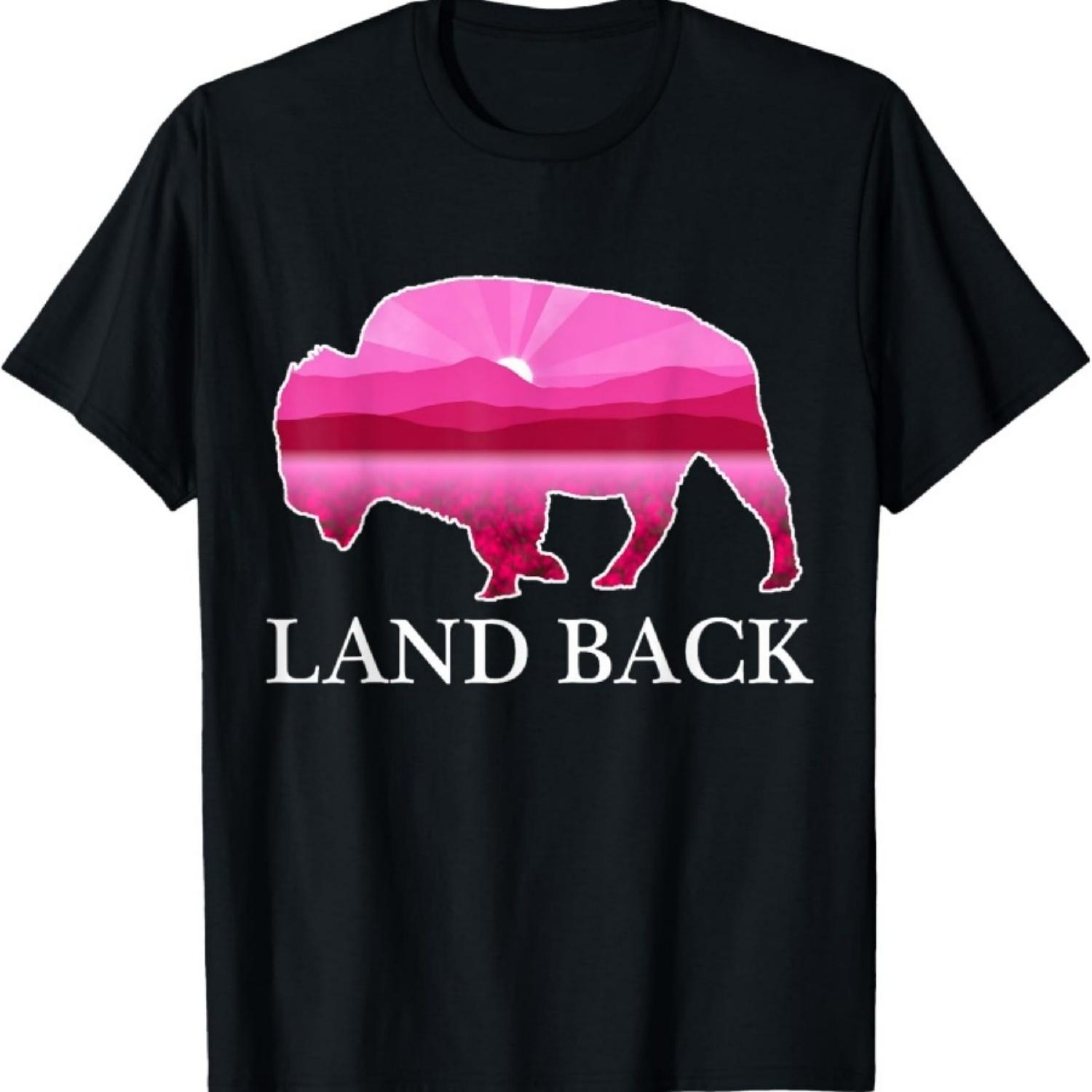 

Land Back T-Shirt XXXXXL чёрный