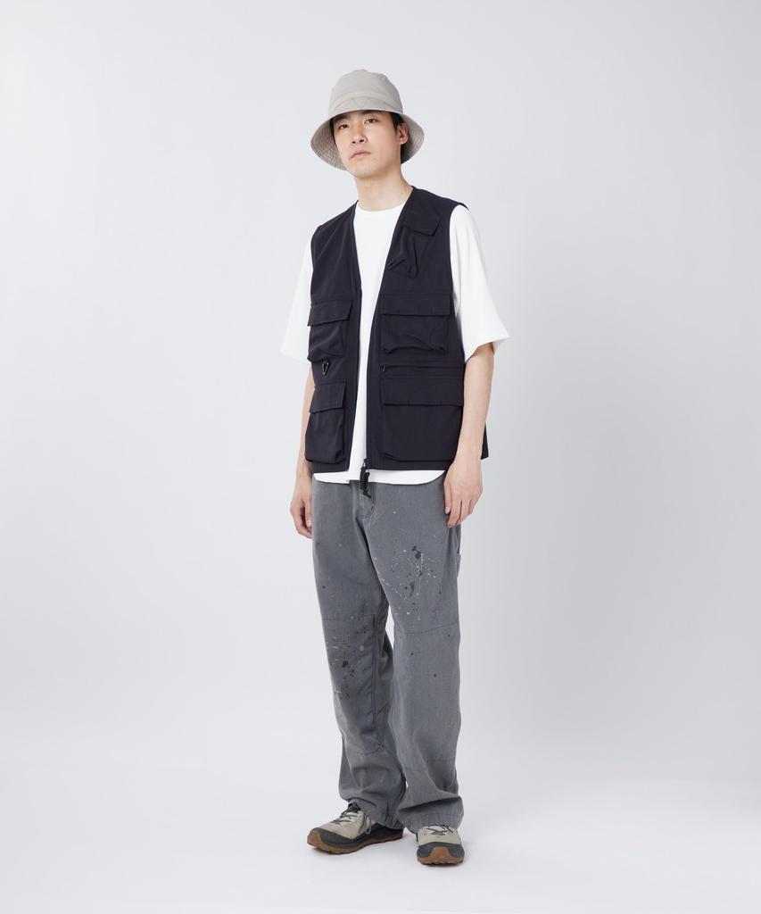 Snow Peak TAKIBI Herringbone Vest BLACK M VT-26SU003 (Men's/Women's Vest)