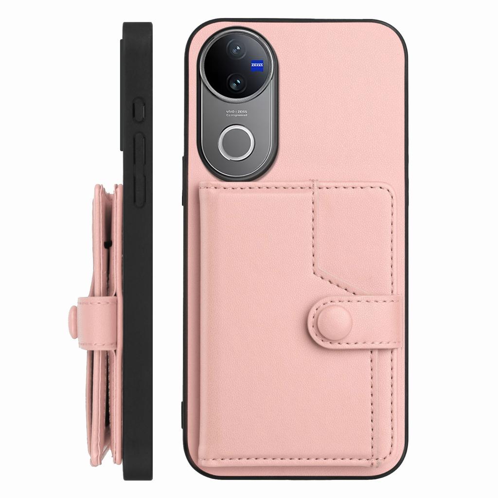 For Vivo V50e 5G/vivo V50 5G Case RFID Blocking Card Holder Kickstand TPU+PU Leather Phone Back Cover