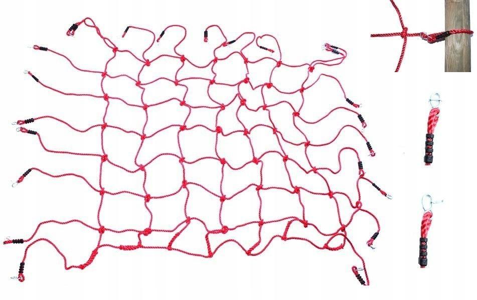 Climbing Net 200X210 Playground Red!!!