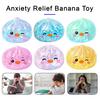 Cartoon Dumpling Squeeze Toy with Glitter, Stress Relief Dough Stress Ball Fidget Toy, Soft Simulated Steamed Bun Sensory Toy