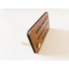 Do Not Touch Signs Look and Enjoy for Business Tabletop Vertical Stand (Wooden Tabletop)