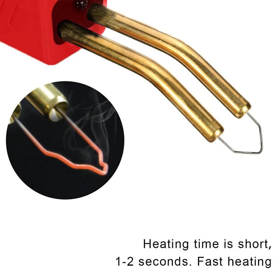 Kunststoffschweißgerät Schweißmaschine Auto Stoßstange Lötpistole 4 Arten Klammern für Stoßstange/Kajak/Kunststoffproduktreparaturen