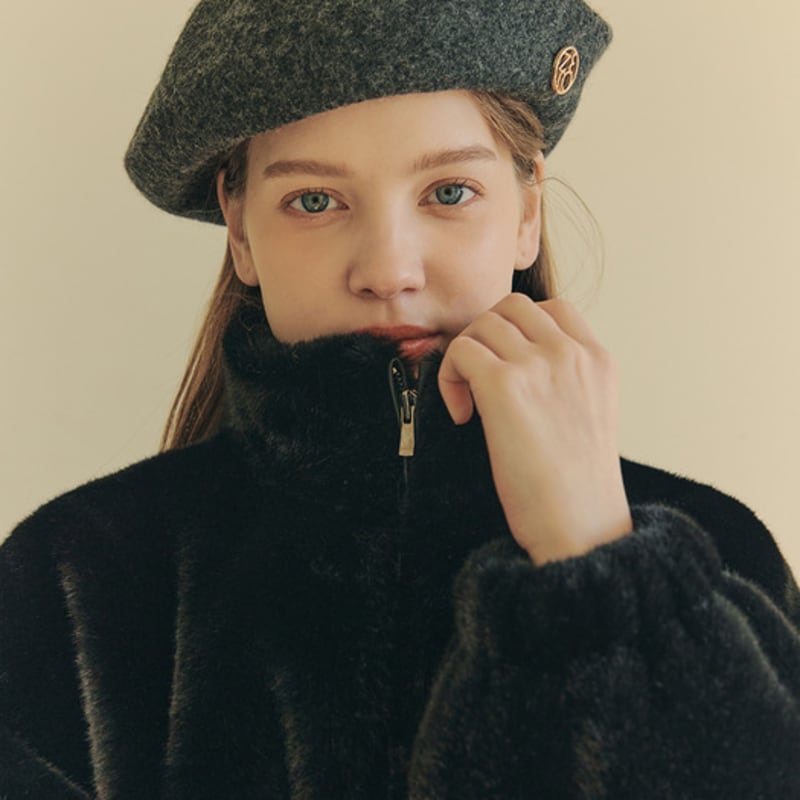 ZEROSTREET [3 Colors] Wool Logo Beret