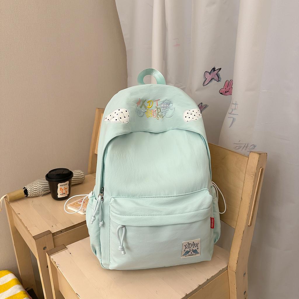 Schoolbag new junior high school high school college student schoolbag ins versatile sweet high value backpack commuting backpack