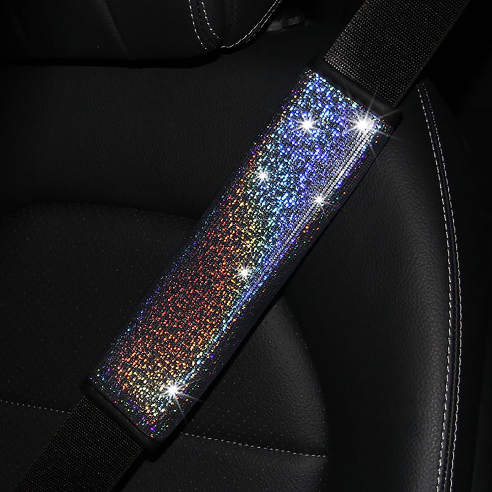 

Universal Car Seat Belt Protective Cover Shoulder Pad Protective Pad Seat Belt Crystal Diamond Car Seat Belt Cover Shoulder Pad