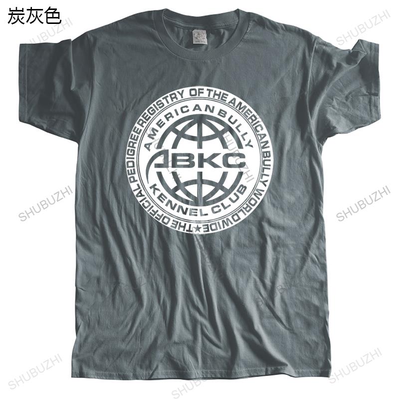 Mens Brand Tshirt Short Sleeve Male Tops ABKC American Bully Kennel Club Unisex T-shirt Teenagers for Him Plus Size Teeshirt