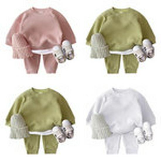 2025 Frühling & Herbst Little Monster Langarm Baby-Set - Europäische/Amerikanische Baumwolle Cartoon-Outfit für Kleinkinder