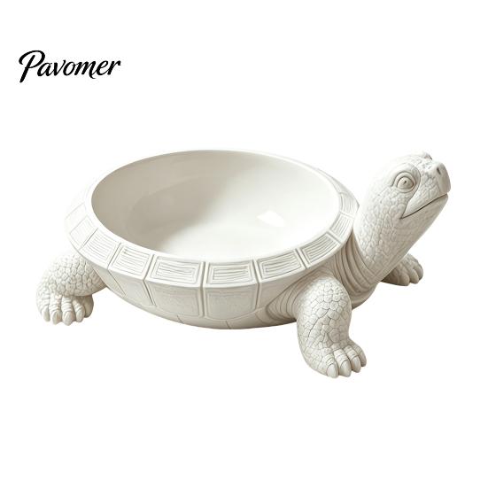 Turtle Shape Storage Tray 3D Printed Tray, Tortoise Dish Bowl for Organizing Jewelry & Trinkets, Decorative Ocean Animal Theme Desk Organizer Desktop