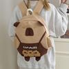 New Children's Capybara Large Capacity Lightweight Backpack Commuting Cute Cartoon Girl Backpack Elementary School Student Schoolbag