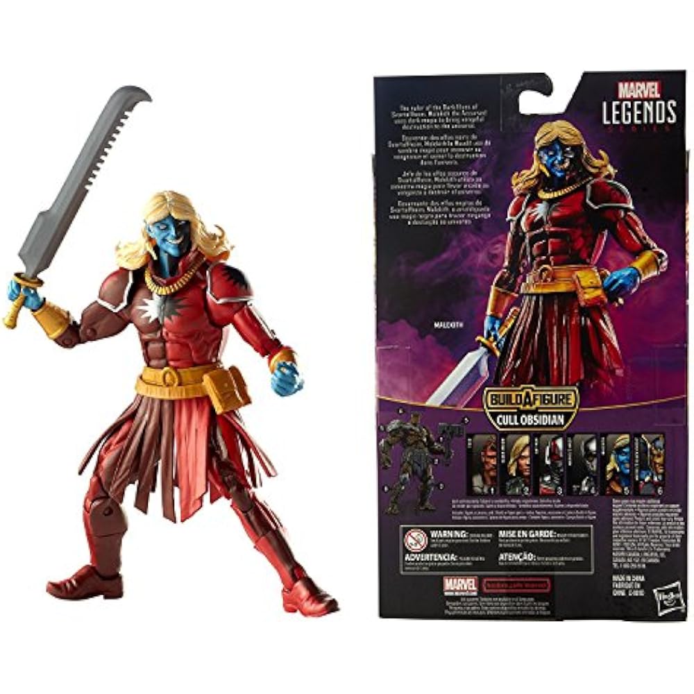 Avengers Hasbro Marvel Legends 6 Inch Action Figure Cal Obsidian Series Malekis/Avengers 2018 MAR...