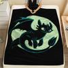 Wie man ein Drachenzahnloses Drachen-Kuscheldecke, HTTYD Fan Weiche Decke, Perfektes Geschenk.chl