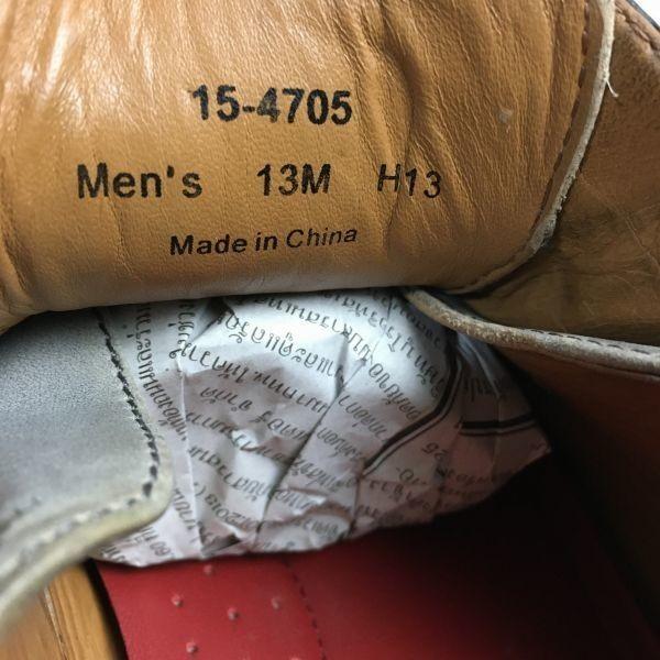 Johnston & Murphy Storlek 13M (30.531.0cm) Cap Toe Straight Tip Business Shoes Svart Herrskor(BEGAGNAD)